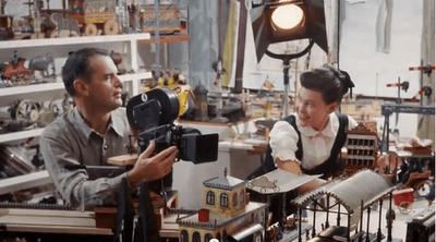 Charles and Ray Eames in studio